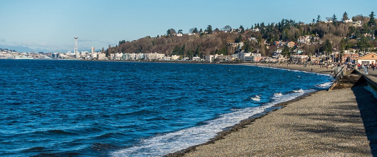 Alki-Beach-In-West-Seattle-Wa