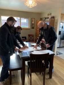 Sub contractor walk through