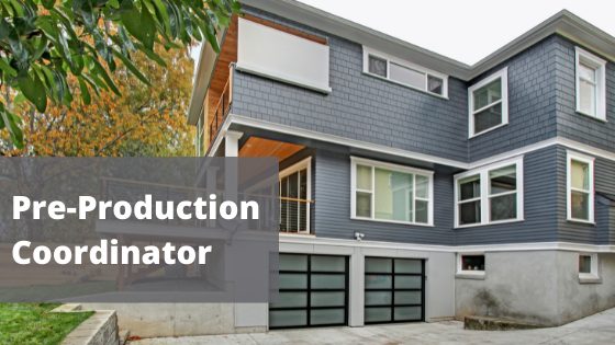 Pre-Production Coordinator job opening at Better Builders